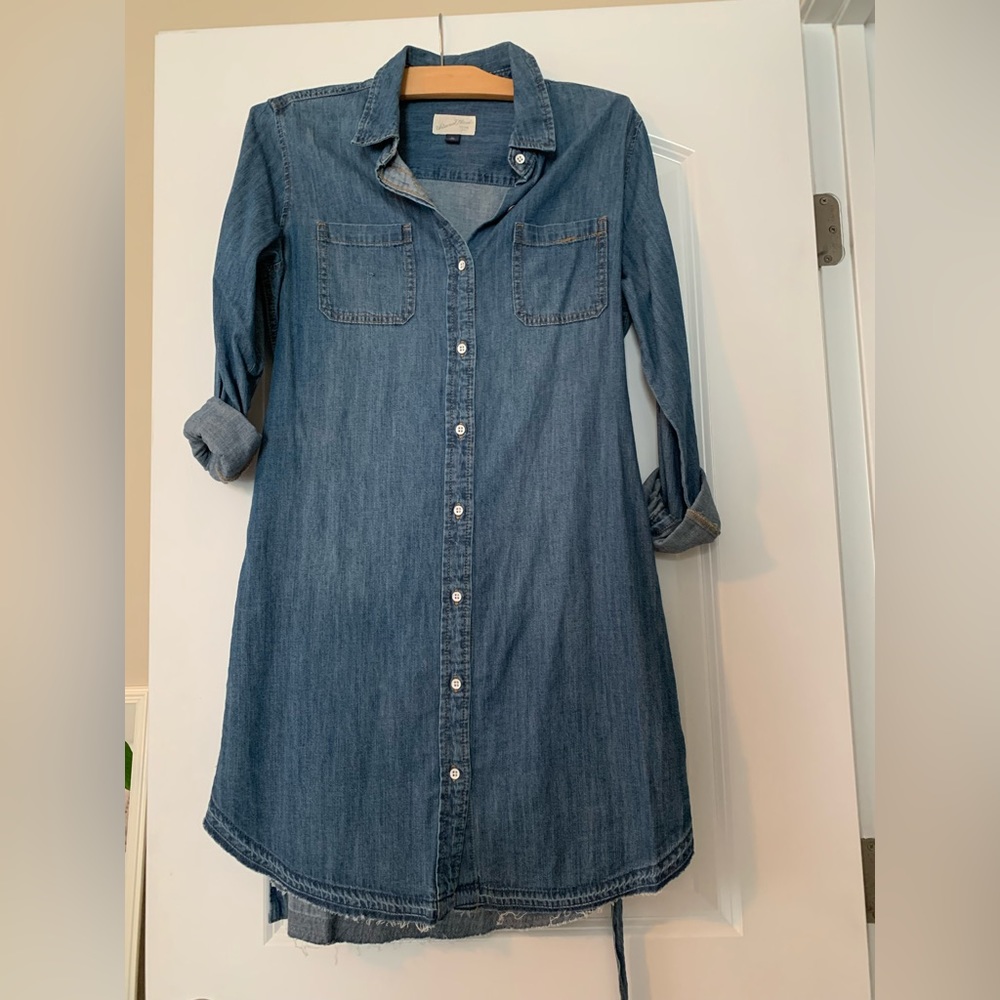 Chambray Shirt Dress by Universal Thread - Picture 6 of 8
